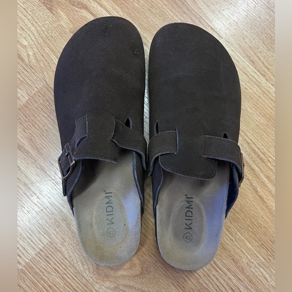 KIDMI Women's Suede
Leather Mules Cork Footed
Sandals Sz 42 US Women’s 8-8.5 - Picture 2 of 4